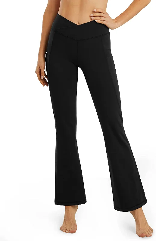 Black-cross Waist Pants