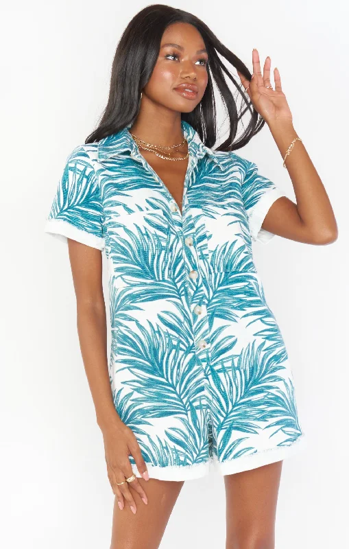 Range Romper ~ Oasis Palm