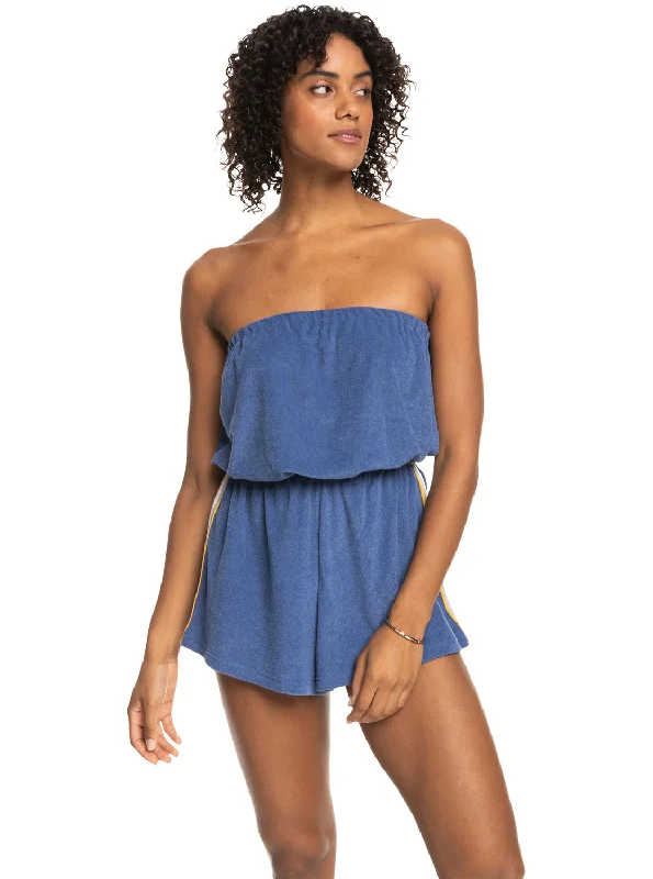 Vintage Special Feeling Beach Cover-Up Romper - Marlin