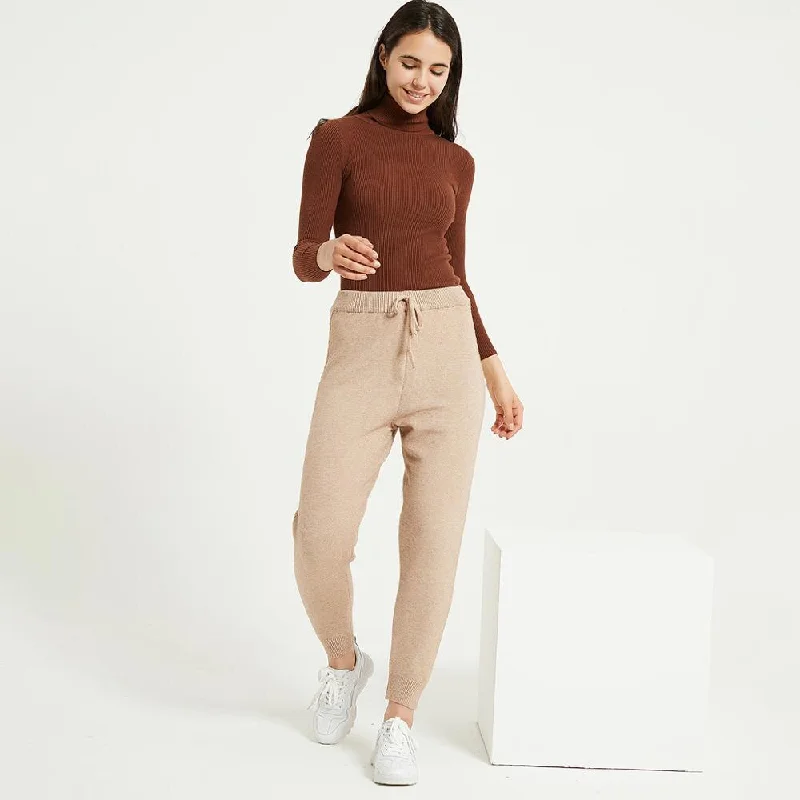 FashionSierra - Womens Casual Knitted Pants