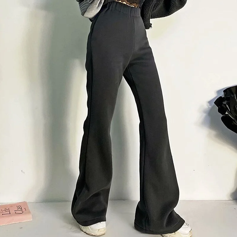 FashionSierra - Womens Long Wide Leg Pants