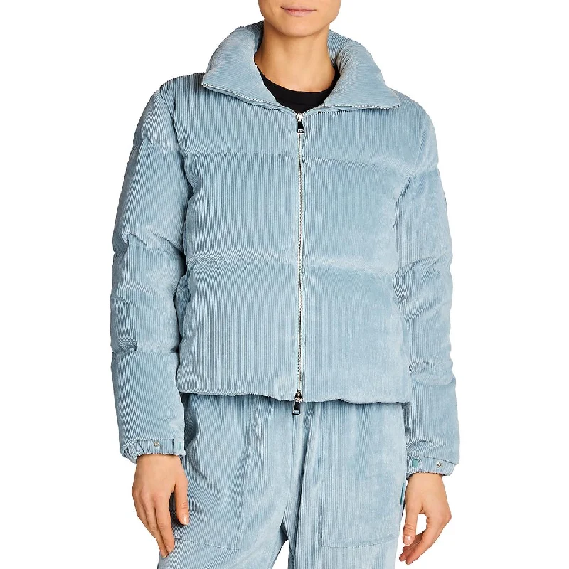 Moncler Womens Antre Ribbed Heavy Puffer Jacket