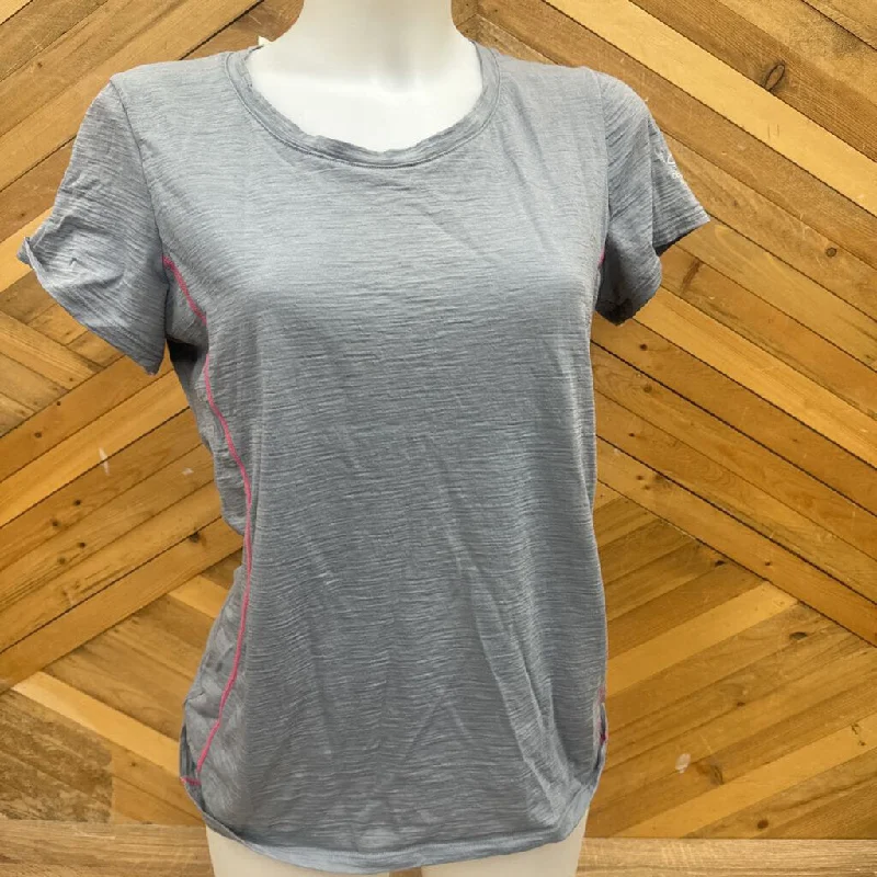 Icebreaker- Women's merino t-shirt- MSRP $95: Light Grey -women-LG