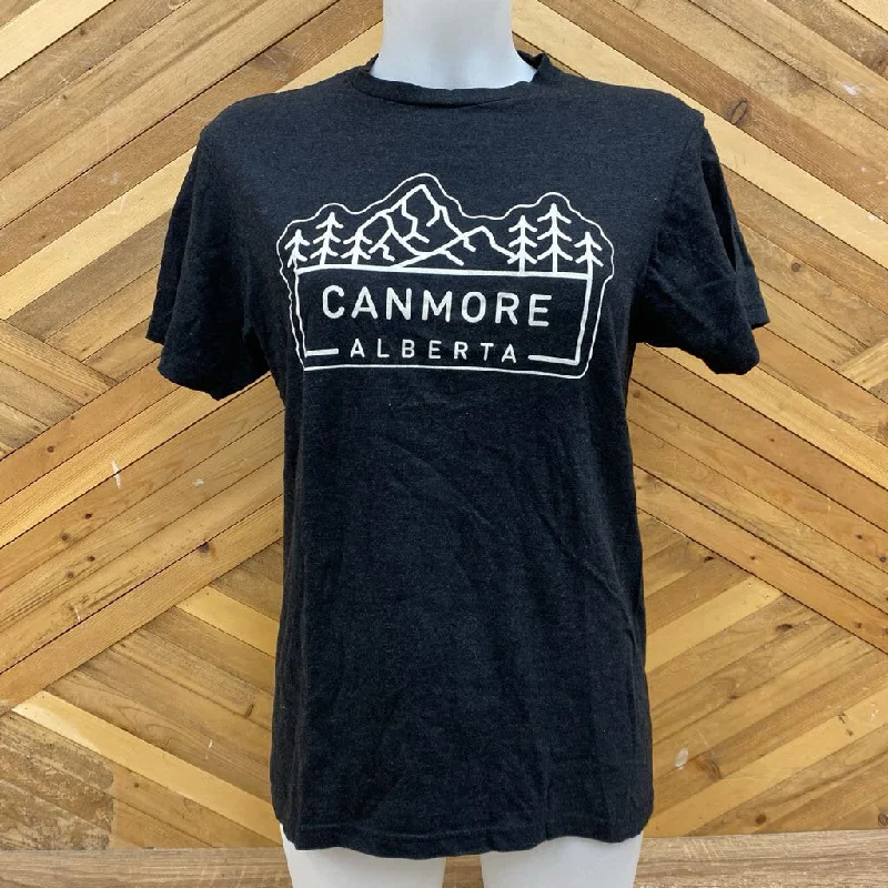 Mill Tex - Women's Canmore Alberta T-Shirt: Black-women-SM