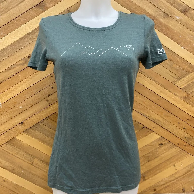 ORTOVOX - Women's Mountains T-Shirt - MSRP$130: Green-women-MD