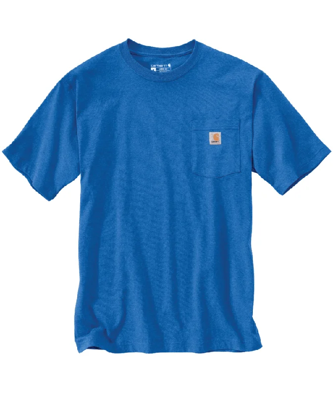 Loose Fit Heavyweight Short-Sleeve Pocket T-Shirt - Beacon Blue