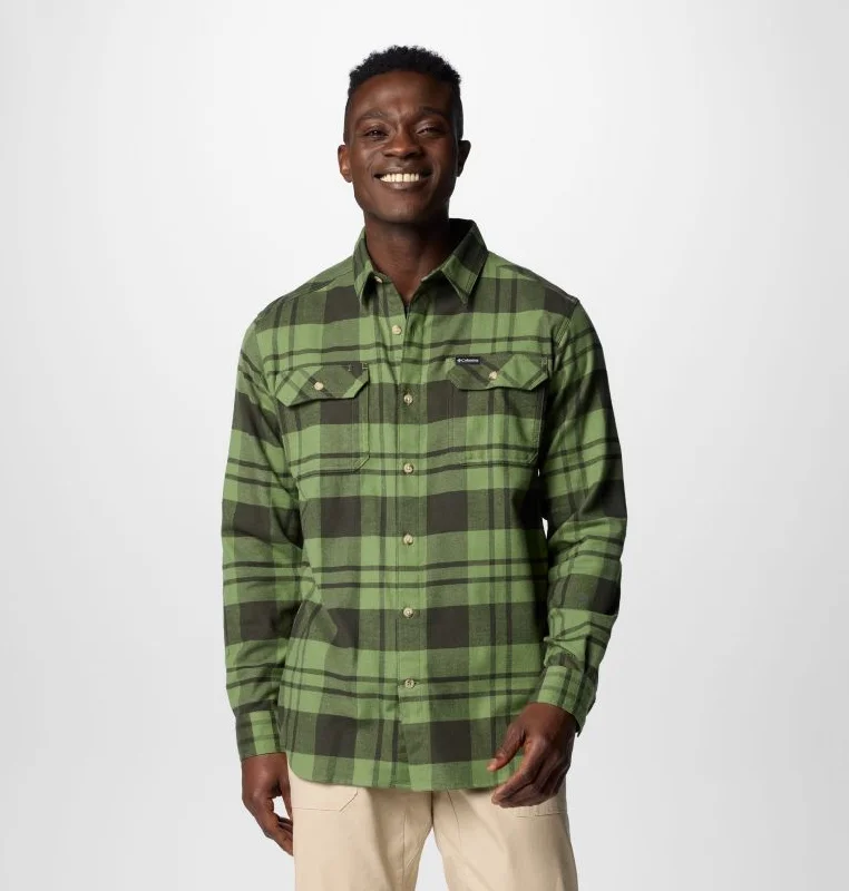 Men's Flare Gun Stretch Flannel Shirt - Canteen River Crossing Plaid