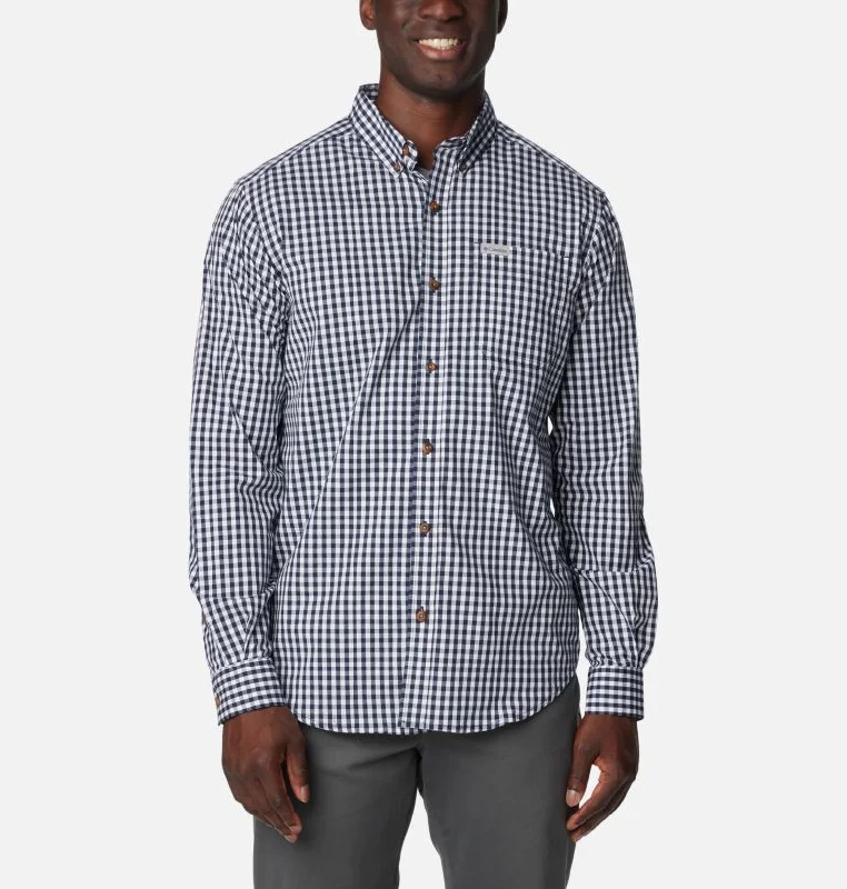 Men's Rapid Rivers II Long-Sleeve Shirt - Collegiate Navy Everyday Gingham