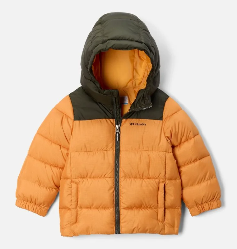 Toddler Puffect Hooded Jacket - Sunstone/Greenscape