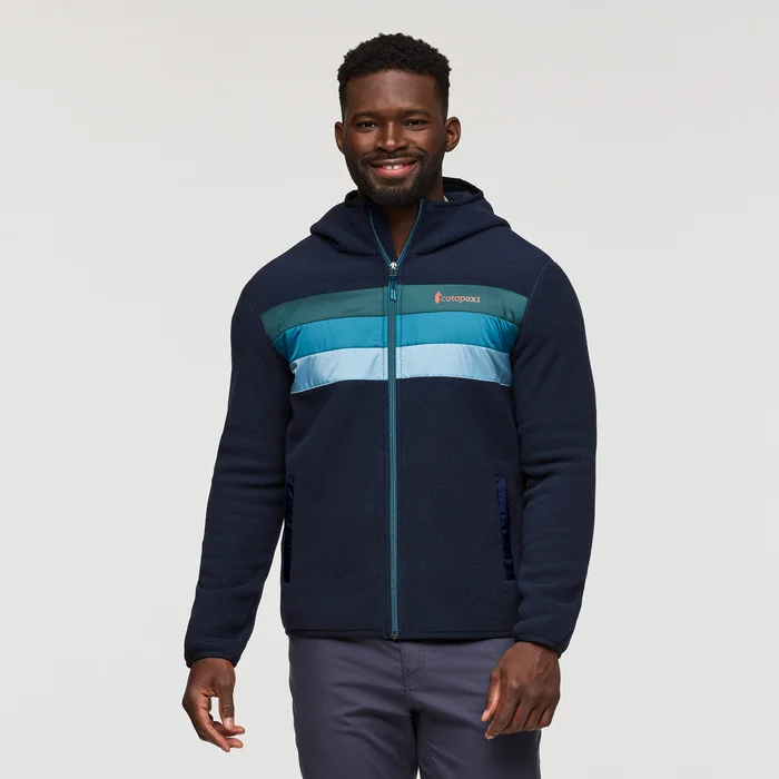 Men's Teca Fleece Hooded Full-Zip Jacket - Mariana Trench