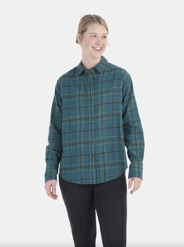 Women's Fairfax Novelty Lightweight Flannel Shirt - Dark Jungle