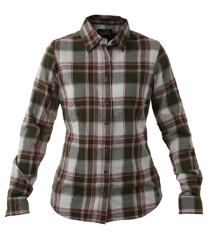 Women's Flannel Shirt - Olive