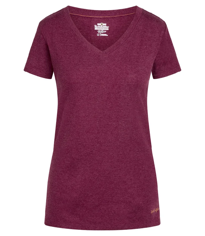 Women's Tug-Free V-Neck Short Sleeve T-Shirt -