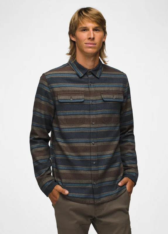 Men's Westbrook Flannel Shirt - Stormy Night Stripe