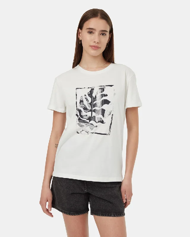 Women's Regenerative Series Leaf T-Shirt - Undyed Midnight Blue