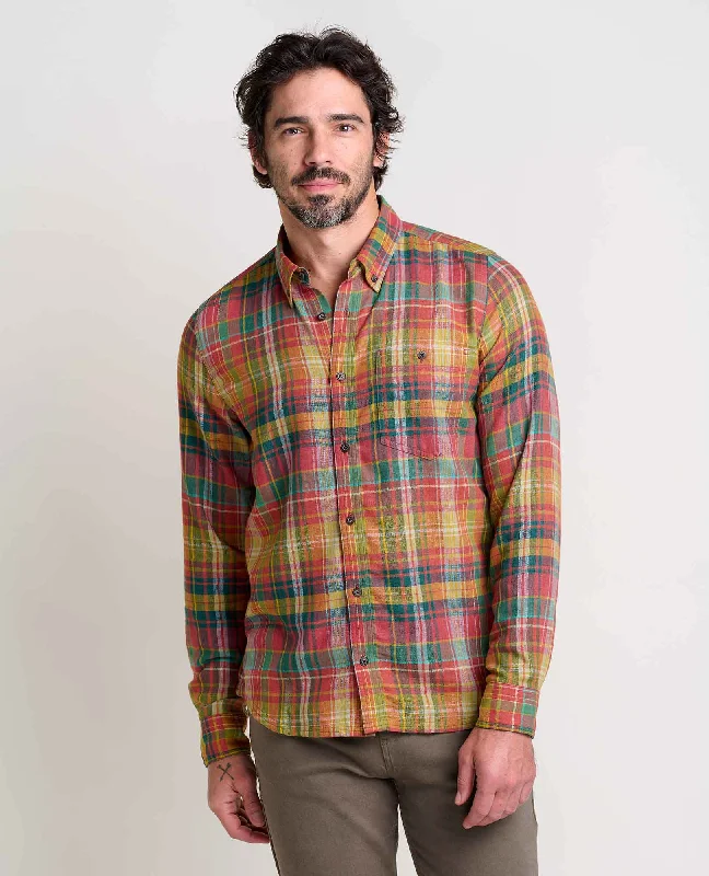 Men's Airsmyth Long-Sleeve Shirt - Sundown Madras