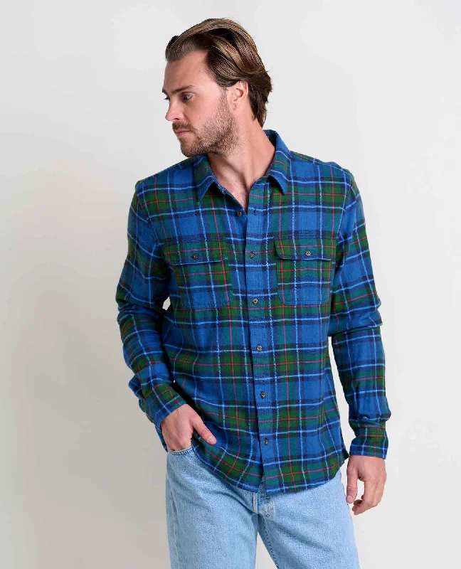 Men's Creekwater Flannel Long-Sleeve Shirt - Cornflower