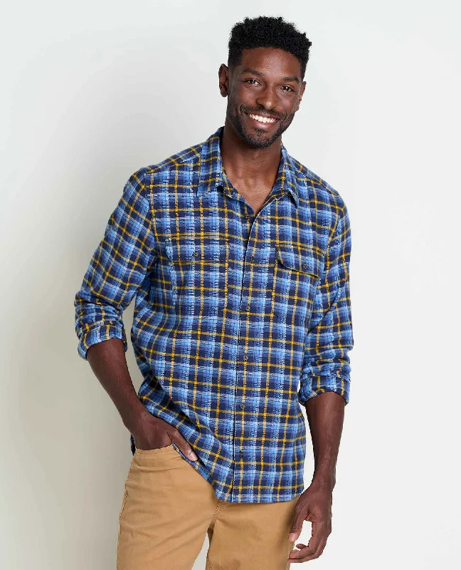 Men's Creekwater Flannel Long-Sleeve Shirt - True Navy