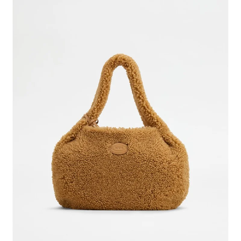 Tod's Shirt Hobo Bag in Sheepskin Small