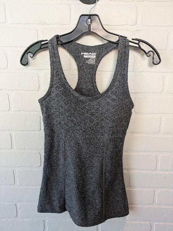 Athletic Tank Top By Head In Grey, Size: Xs