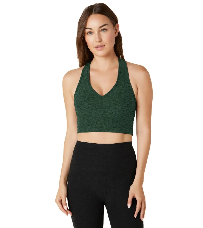 Beyond Yoga Spacedye Spirited Cropped Tank Forest Green/Pine