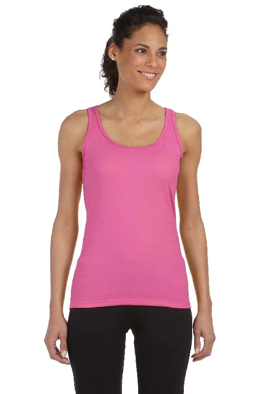 Gildan Womens Softstyle Tank Top - Azalea Pink - Closeout