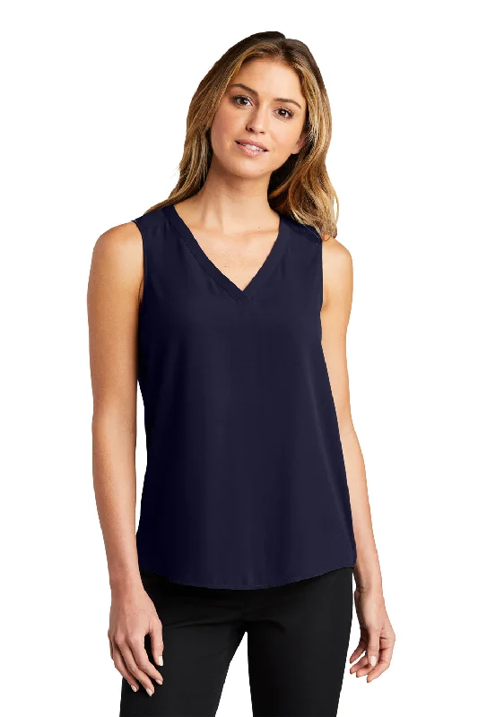 Port Authority Womens Tank Top - True Navy Blue - Closeout