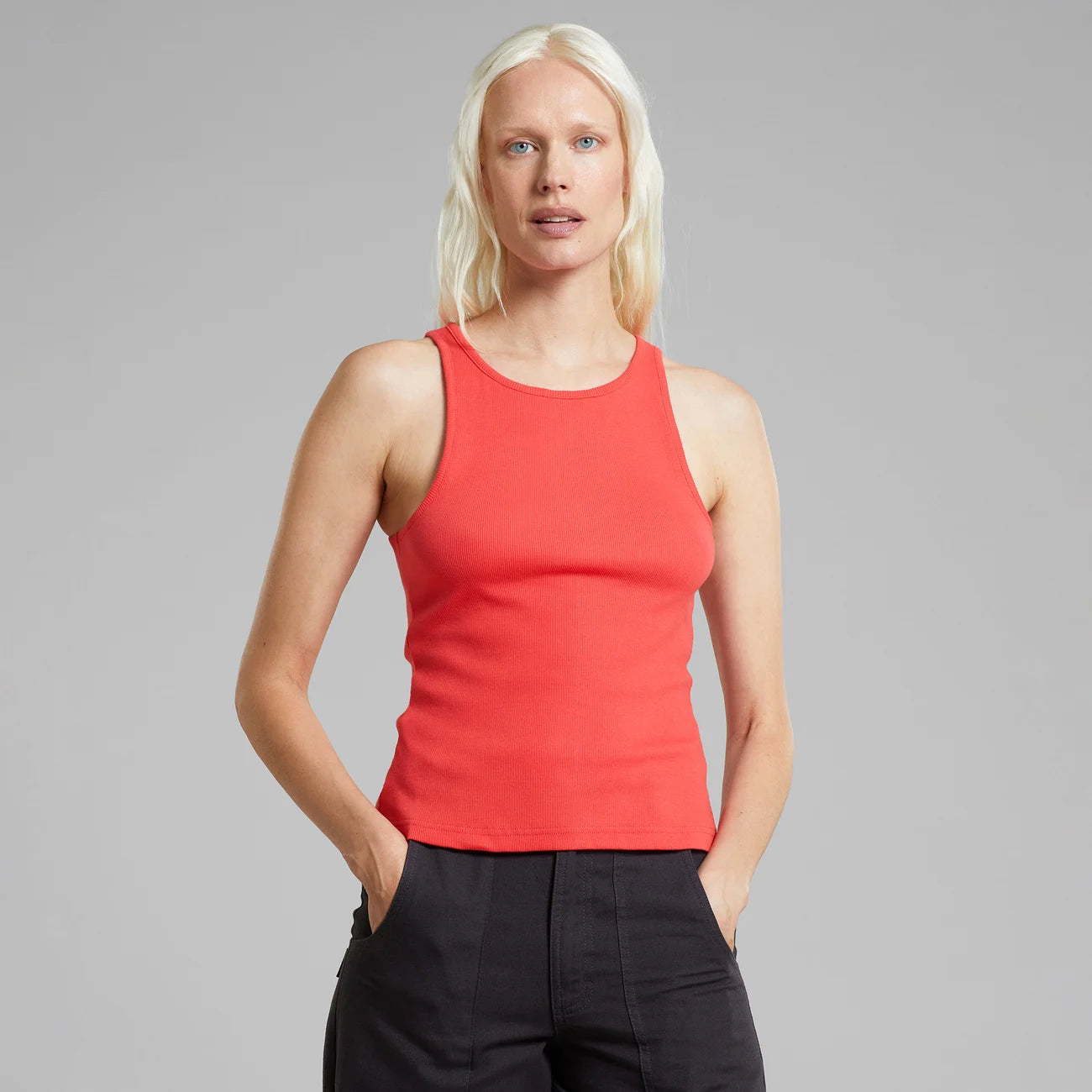 Rib Top Valdermarsvik Cayenne Red | DEDICATED