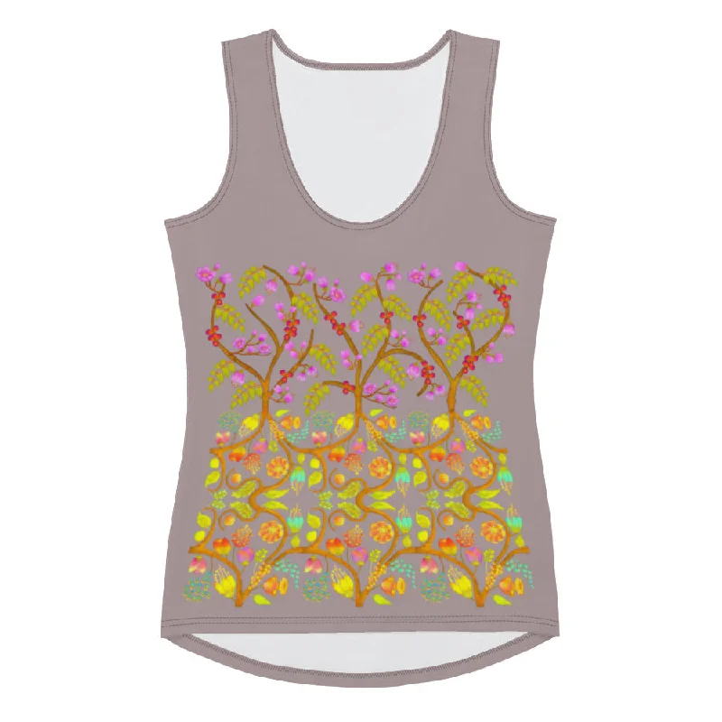 Tank Top - Hand Painted & Digitally Printed on Careys Pink