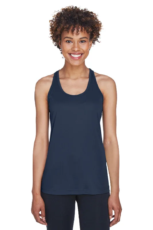 Team 365 Womens Zone Performance Moisture Wicking Tank Top - Dark Navy Blue