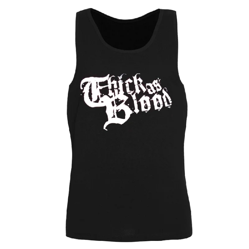 Thick As Blood "Logo" Girly Tank Top (black)