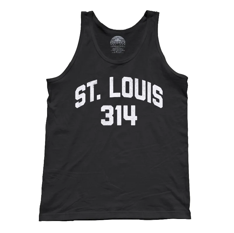 Unisex St Louis 314 Area Code Tank Top