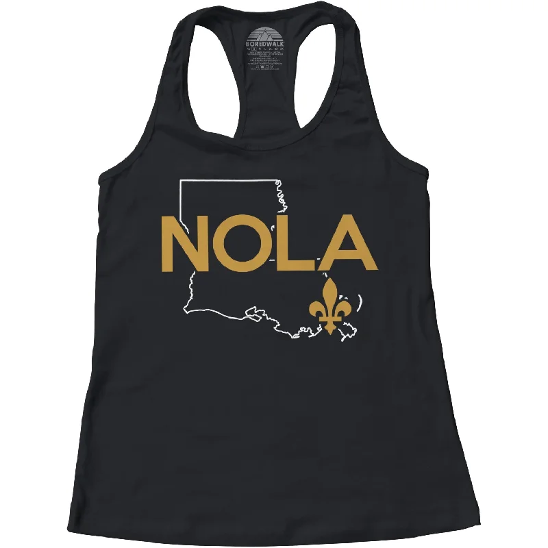 Women's NOLA New Orleans Racerback Tank Top