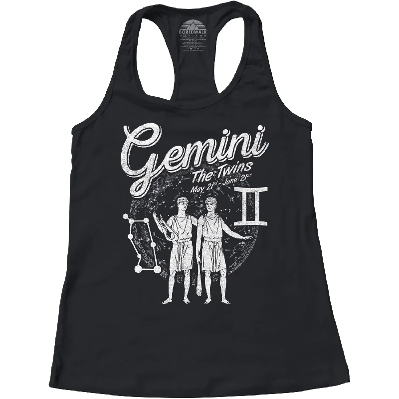 Women's Vintage Gemini Racerback Tank Top