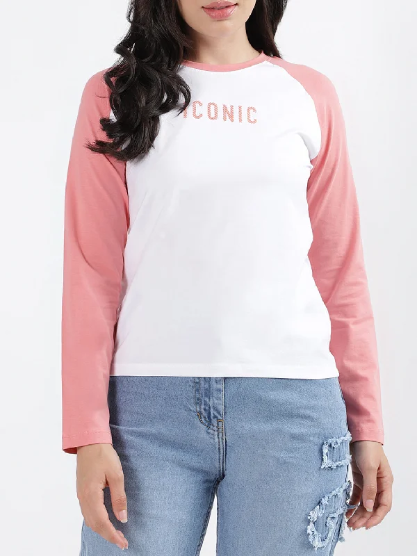 Iconic Multi Fashion Color Block Regular Fit T-Shirt