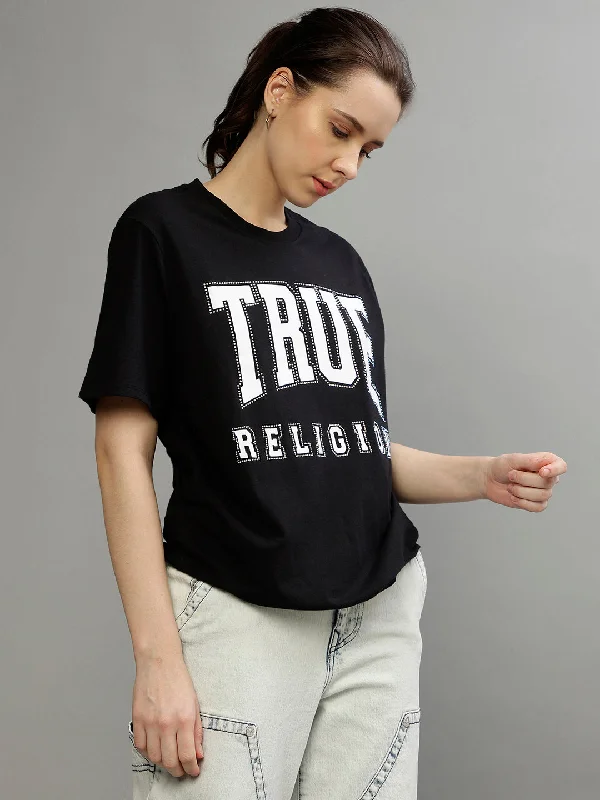 True Religion Black Fashion Regular Fit T-Shirt