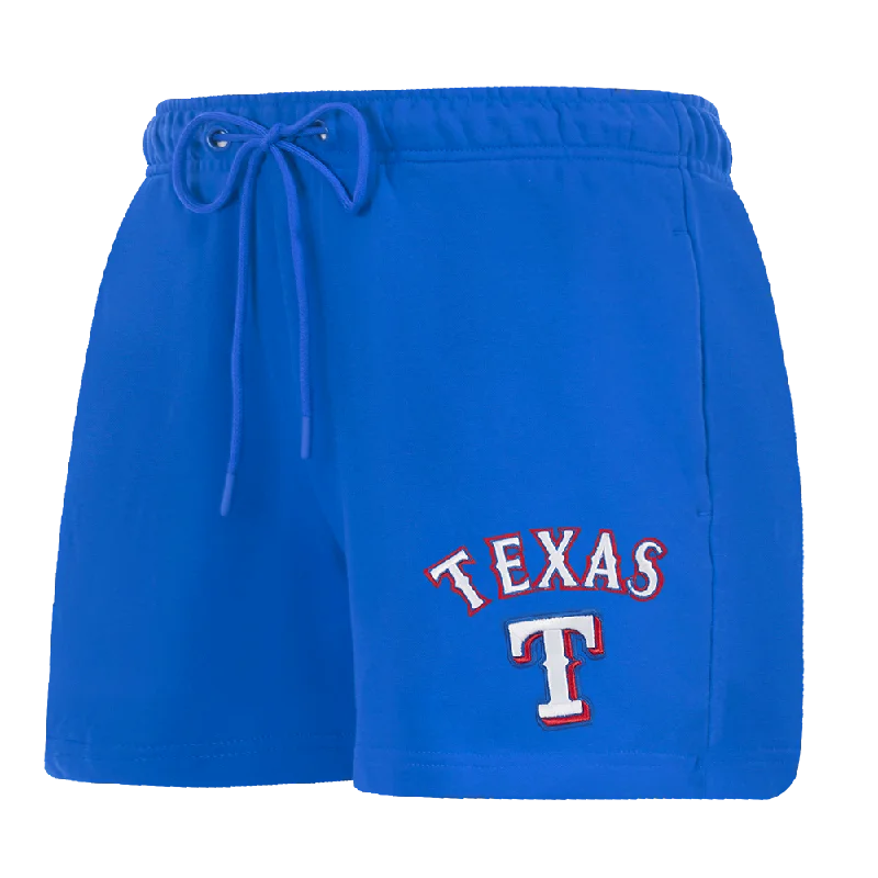 MLB TEXAS RANGERS CLASSIC WOMEN'S CTN BIKE SHORT (ROYAL BLUE)