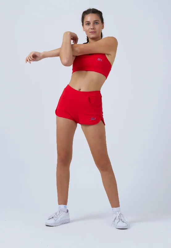 Tennis Shorts 2-in-1, rot