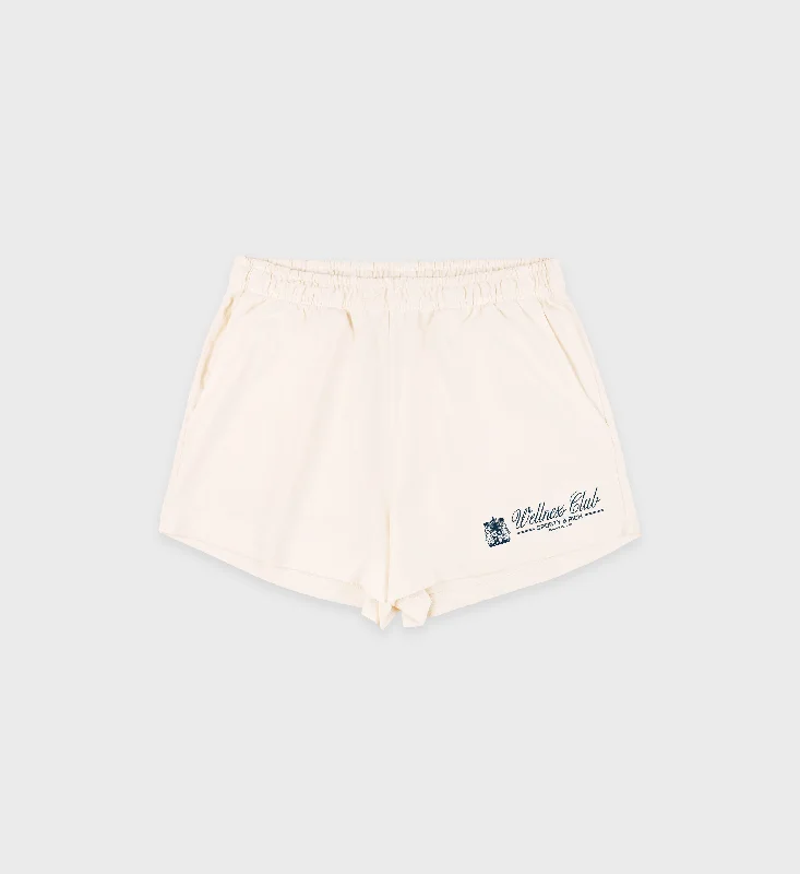 Unicorn Crest Disco Short - Cream/Navy