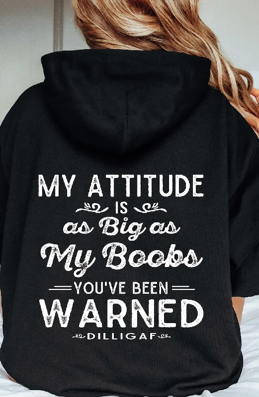 My Attitude Warning Pullover Hoodie