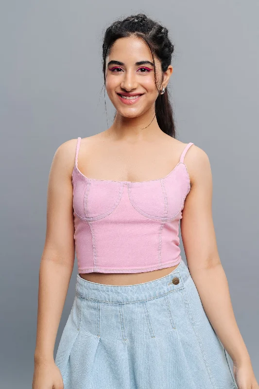 Pink Shenanigan Crop Top