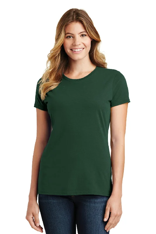 Port & Company Womens Fan Favorite Short Sleeve Crewneck T-Shirt - Forest Green